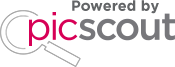 PicScout badge, Powered by PicScout
